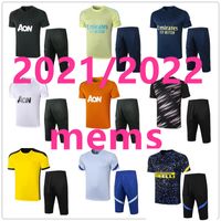 Wholesale 21 adult kit polo Soccer Sets training sleeve short sleeves football suit jogging chandal futbol size S XL