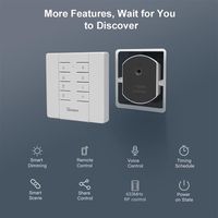 Wholesale SONOFF D1 Wifi Smarts Controls Dimmer Switch DIY Smart Home Mini Switch Module Adjust Light Brightness APP Voice RM433 RF Remote DHLa35