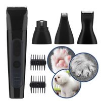 Wholesale Cat Hair Trimmer Paw Grinder s Clippers Foot Nail Cutter Low Noise Dog Grooming Machine USB Pet Supplies