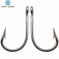Wholesale Fishing Hooks Easy Catch Stainless Steel Sharp Big Thick Tuna Size