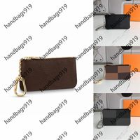 Wholesale New Classic wallet Woman Fashion Clutch purses men hotsale Card bag holder ladies leather wallets pouch key chains pouchs Mini size small fashions Coin Purse