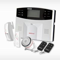 Wholesale Wolf Guard Wireless GSM SMS Home Alarm Security Burglar System PIR Motion Detector Door Window Sensor Keyfobs YL M2B Systems