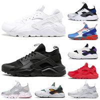 Wholesale Professional Huarache Flat Runners Outdoor Hurache Running shoes Huaraches Black All White Red Purple Sports Sneakers Mens Womens Trainers Top quality Athletic