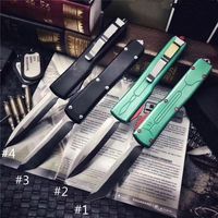 Wholesale Special Offer M Tech UTX Double Action Automatic Knife D2 Blade Aviation Aluminum handle Camping Tactical A07 C07 knives