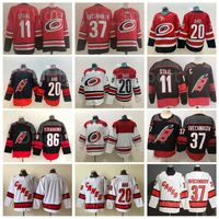 Wholesale Carolina Hurricanes Sebastian Aho Jersey Ice Hockey Andrei Svechnikov Staal Teuvo Teravainen All Stitched Red White Black Breathable For Sport Fans