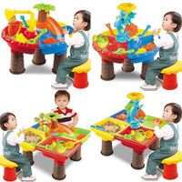 Wholesale Kids Sand and Water Play Table Garden Sandpit Play Set Outdoor Seaside Beach Toy