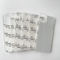 Wholesale hard plastic Sublimation transfer printing phone case for iphone mini pro Max plus XR xs SE blank aluminium plate insert pieces