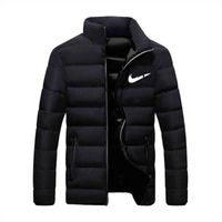 Wholesale 2021 new winter jacket men s fashion stand up collar parker zipper padded H1112
