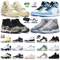 Wholesale Jumpman Mens OG Basketball Shoes High University Blue Mid Carbon Fiber Off Sail Black Cat s Animal Instinct Cool Grey Singles Day Low Women Sneakers Trainers