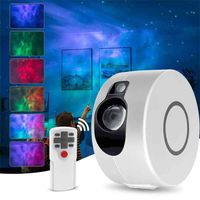 Wholesale Colorful Galaxy Projector Night Light Starry Sky Rotating Water Waving Music Player light Projection LED Lamp