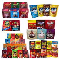 Wholesale Infused cookies chips cereal snack edible mylar packaging bags cheetos chocolate brownies ruffles doweedos pop popcorn smell proof empty plastic pouch