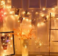 Wholesale Strips M LED Led String Garland Christmas Tree Fairy Light Chain Waterproof Home Garden Wedding Party Outdoor Holiday Decoration