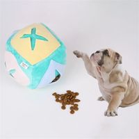 Wholesale Pet Dog Toy Interactive Treat Cube Toys Sniffing Ball Training Puzzle Food Dispenser Sniffing Toy for Slow Feeding Pet Supplies Y1214