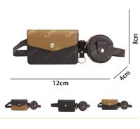 Wholesale 2PCS Women Waist Bag Designer Belt Bag Men High Quality Flap Fanny Pack Shoulder Crossbody Chest Bag Hip Purse
