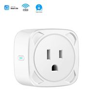 Wholesale Smart Power Plugs WiFi Plug Adaptor A US Wireless Timer Remote Voice Control Monitor Outlet Electrification Statistics Socket