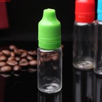 Wholesale 1000pcs Clear PET Empty Bottle ml Plastic Dropper Bottles With Long Thin Tips And Tamper Proof Caps E Liquid Needle