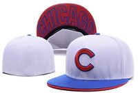 Wholesale Top sale Chicago Royal Blue Color Fitted Hats Man Cool Baseball Caps Adult Flat Peak Hip Hop Cap Men Women Full Closed Gorra