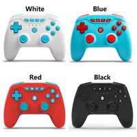 Wholesale 4 Colors Wireless Controller Bluetooth Hand Game Controllers Vibration Joystick Gamepad for Switch Android PS3 PC With Retail Box