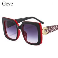 Wholesale Sunglasses Est Square Elegant Women Oculos Designer Sun Glasses Top Quality Eye Catching Pattern UV400