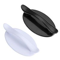 Wholesale Handles Pulls ABS Black White Door Handle Self Adhesive Wardrobe Safety Armrest Shower Room Bathroom Toilet Non slip