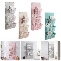 Wholesale Storage Boxes Bins Hanging Bag Over The Door Washable Oxford Fabric Cosmetics Organizer Wall Mounted Makeup For Home
