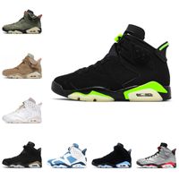 Wholesale Top Quality s Mens Basketball Shoes Electric Green Carmine DMP Black Cat Infrared UNC British Khaki Olive Iron Grey Maroon Tinker Hare Floral Trainer Sneakers