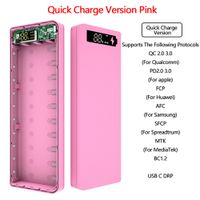 Wholesale Quick Charge battery Power Bank Case Dual USB QC PD DIY Shell Holder Charging Box