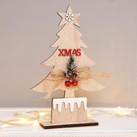 Wholesale Christmas Decorations Home Decor Artificial Mini Tree Simulation Plants Tabletop Decoration Wooden Pear Gifts