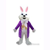 Wholesale Halloween Lovely Easter Bunny Mascot Costumes Christmas Fancy Party Dress Cartoon Character Outfit Suit Adults Size Carnival Easter Advertising Theme Clothing