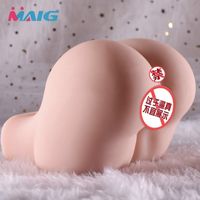 Wholesale Silicone Ass D Realistic Vagina Anal Double Channels Sex Toys for Men Male Masturbator Fake Tight Pussy Sex Doll Sex Product