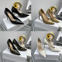 Wholesale 2022 top women shoes sandals high heels sexy pointed formal shoe wedding dress shiny work size