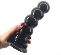Wholesale Big Size Adult sex products anal beads Anusl sexual stimulation toy made by soft silicone ass hole plug