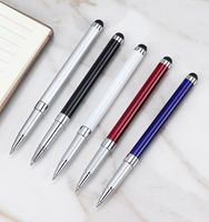 Wholesale Ballpoint Pens Luxury Metal Stylus Pen Touch Screen Rollerball Signature School Office Stationery Gift