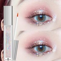 Wholesale Eye Shadow Diamond Glitter Eyeshadow Women Makeup Nude Shimmer Liquid Mineral Pigment Long Lasting Cosmetics
