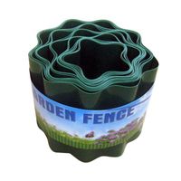 Wholesale Garden Decorative Lawn Edging Fence Flower Protect Easy Installation Path Courtyard Flexible Grass Wall Ripple Shape Fencing Trellis Gate