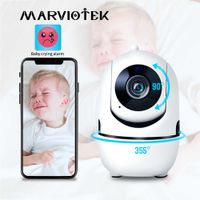 Wholesale Home Security P Baby Monitor Wifi Baby Monitor With Camera Night Vision Two Way Audio Video Nanny Baby Phone Camera Wireless H0901