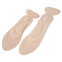Wholesale Orthopedic Insoles For Shoes Women Pad Flat Foot Arch Support Non slip Anti wear Massage High Heel Insole Shoe Stickers Cushion