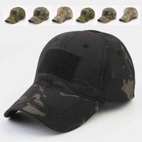 Wholesale Ball Caps Outdoor Sport Tactical Military Camouflage Hat Adjustable Baseball Cap Fishing Trucker Cycling For Men Adult EHAJ