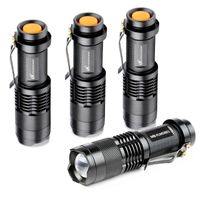 Wholesale Portable Pack Led Tactical Lighting Models Ultra Bright Outdoor Camping Light Waterproof Zoomable Bicycle Torches Flashlights