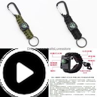 Wholesale Survival Bracelets Paracord Bracelet Baitsluresstore Outdoor Mountaineering Button Key Chain Black Fast Buckle Seven core Umbrella Ro jllKzf