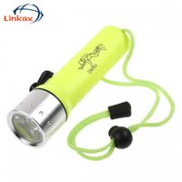 Wholesale Waterproof LED Diving Lumens CREE Q5 Torch Flash Light Lanttern Underwater Flashlights Torches