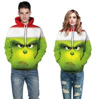 Wholesale New Autumn Funny Grinch Ugly Christmas Sweater Men Women d Novetly Printed Pullover Holiday Xmas Hoodie Sweatshirt xl
