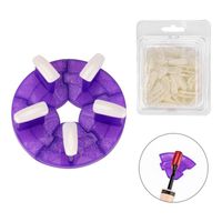 Wholesale Nail Art Kits pc Detachable Practice Frame Display Plastic Lotus Seat Training Fake Tool Set