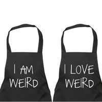 Wholesale Aprons Custom I Am Weird Love Gift Apron Personalise Present House Warming Wedding Engagement Husband Cooking Funny