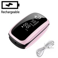 Wholesale Smart Devices Finger clip pulse oximeter USB charging new product factory direct sales available in stock pink