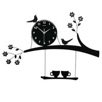 Wholesale Digital Wall Clocks Modern Design Kitchen Large Clock Wall Watch Living Room Decoration Farmhouse Large Clock With Stickers R2