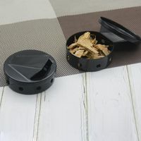 Wholesale Tools Accessories Reusable Pucks Smoking Box Enameled Smoke Fill With Wood Chips And Black Grill BBQ Kitchen