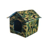 Wholesale Kennels Pens Dog House Waterproof Cat Nest Sleeping Bed Indoor Outdoor Winter Warm Sofa Cushions For Small Kitten Kennel Pet Supplies