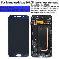 Discount s6 lcd For Samsung Galaxy S6 LCD touch panels screen replacement 5.1 inch display compatible SM-G9200 SM-G9208 SM-G9209 SM-G920A SM-G920FD SM-G920I G920S G920T screen assembly
