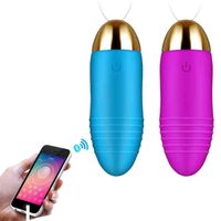 Wholesale NXY Vibrators Smart Phone App Wifi Wireless Remote Control Blue Tooth Intelligent Mode Sex Toys Vibrating Silicone Egg Vibrator for Woman